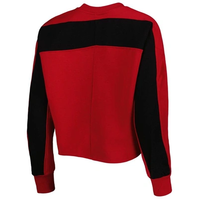 Shop Gameday Couture Crimson Alabama Crimson Tide Back To Reality Colorblock Pullover Sweatshirt