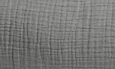 Parachute Cloud Organic Cotton Quilt In Steel And Smoke