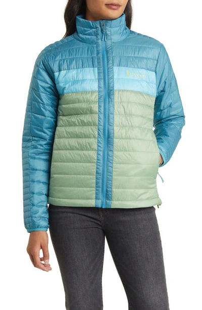 Shop Cotopaxi Capa Packable Water Repellent Jacket In Drizzle Aspen