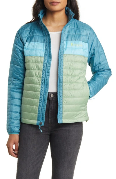 Shop Cotopaxi Capa Packable Water Repellent Jacket In Drizzle Aspen