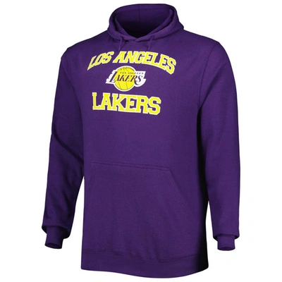 Shop Profile Purple Los Angeles Lakers Big & Tall Heart & Soul Pullover Hoodie