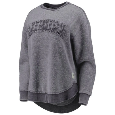 Pressbox Navy Auburn Tigers Ponchoville Pullover Sweatshirt In Navy