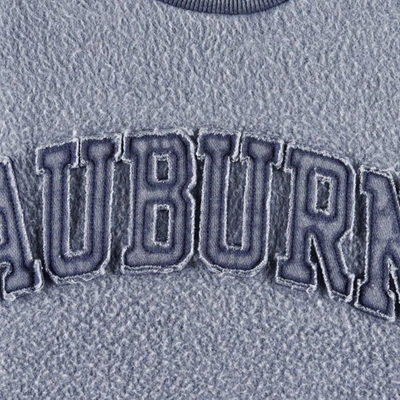 Pressbox Navy Auburn Tigers Ponchoville Pullover Sweatshirt In Navy