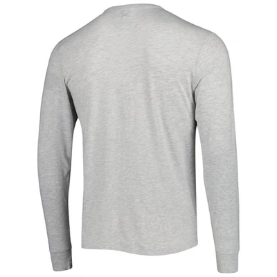 Shop 47 ' Heathered Gray Atlanta Falcons Dozer Franklin Long Sleeve T-shirt
