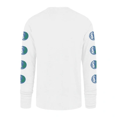 Shop 47 ' White Dallas Mavericks City Edition Downtown Franklin Long Sleeve T-shirt