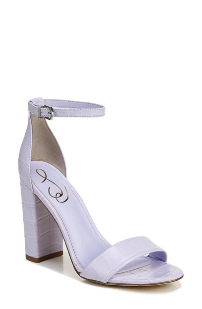 Shop Sam Edelman Yaro Ankle Strap Sandal In Misty Lilac