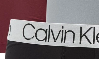 Shop Calvin Klein 3-pack Performance Boxer Briefs In Fqe Black/ Tawn