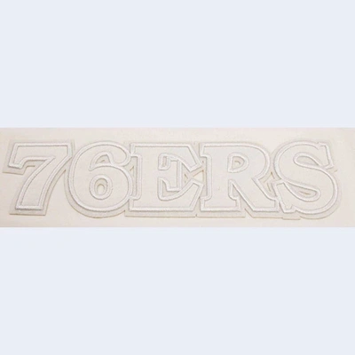 Pro Standard Cream Philadelphia 76ers Neutral Boxy Crop T-shirt In Cream