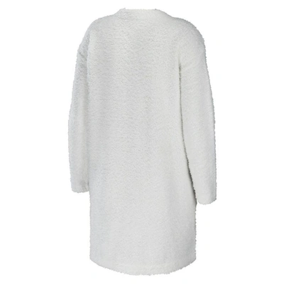Shop Wear By Erin Andrews Cream Seattle Seahawks Cozy Lounge Cardigan Sweater