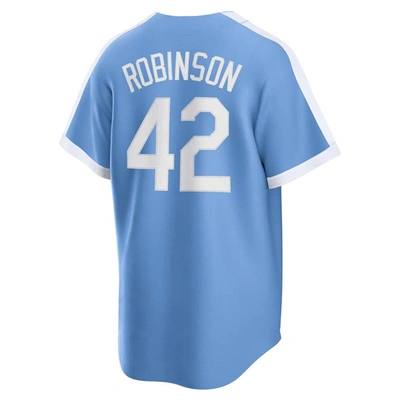 Shop Nike Jackie Robinson Light Blue Brooklyn Dodgers Alternate Cooperstown Collection Player Jersey
