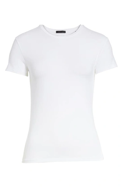 Shop Atm Anthony Thomas Melillo Stretch Pima Cotton Baby Tee In White