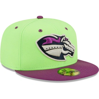 New Era Green Caballos De Stockton Copa De La Diversion 59fifty Fitted Hat In Green