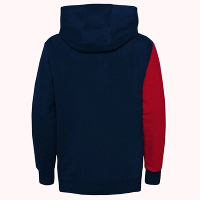 Shop Outerstuff Preschool Red/navy Washington Capitals Unrivaled Pullover Hoodie