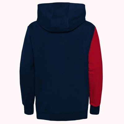 Outerstuff Preschool Red/navy Washington Capitals Unrivaled Pullover Hoodie In Red
