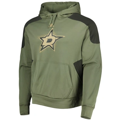Shop Adidas Originals Adidas Olive Washington Capitals Military Appreciation Primegreen Pullover Hoodie In Green