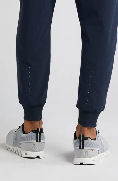 Shop Zella Tricot Performance Joggers In Navy Eclipse
