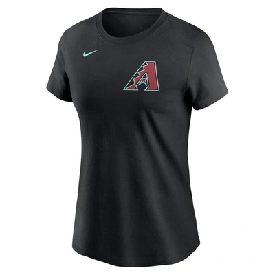 Shop Nike Ketel Marte Black Arizona Diamondbacks 2024 Fuse Name & Number T-shirt