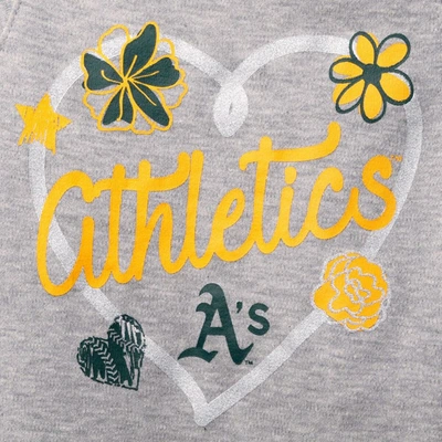 Shop Outerstuff Infant Green/gold/gray Oakland Athletics Batter Up 3-pack Bodysuit Set
