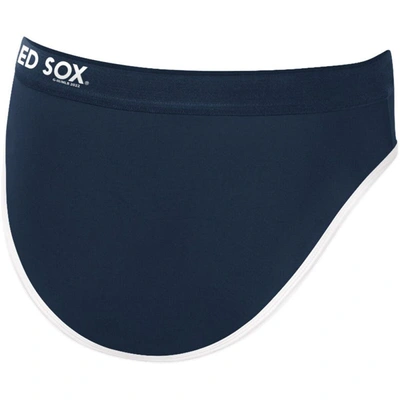 Shop G-iii 4her By Carl Banks Navy Boston Red Sox Southpaw Bikini Bottom