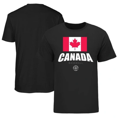 Shop Legends Black Canada Baseball 2023 World Baseball Classic Federation T-shirt