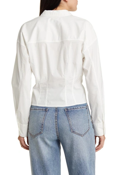Shop Rails Anabelle Long Sleeve Button-up Top In White