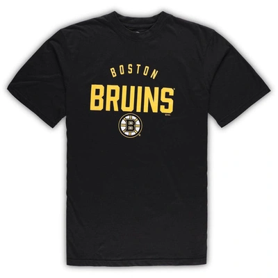 Shop Profile Boston Bruins Black/heather Gray Big & Tall T-shirt & Pants Lounge Set