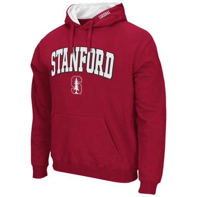 Shop Colosseum Cardinal Stanford Cardinal Arch & Logo 3.0 Pullover Hoodie