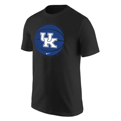 Shop Nike Black Kentucky Wildcats Basketball Logo T-shirt