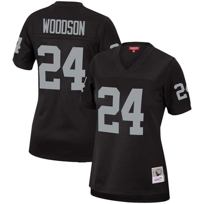 Mitchell & Ness Charles Woodson Black Las Vegas Raiders Legacy Replica Team Jersey In Black