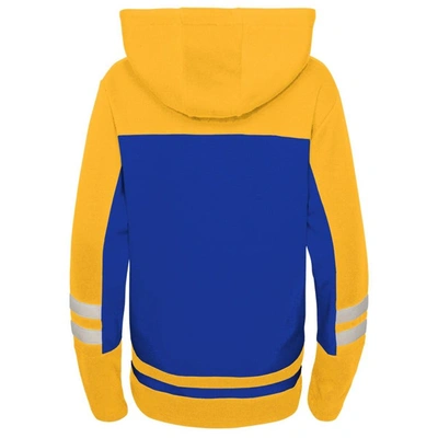 Shop Outerstuff Preschool Blue St. Louis Blues Ageless Revisited Lace-up V-neck Pullover Hoodie