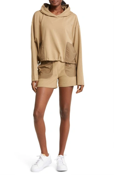 Shop Outdoor Voices Boxy Hoodie In Elmwood