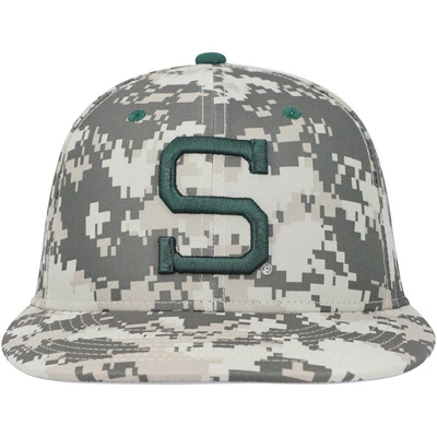 Shop Nike Camo Michigan State Spartans Aero True Baseball Performance Fitted Hat