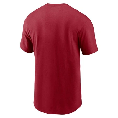 Shop Nike Cardinal Arizona Cardinals Team Wordmark Essential T-shirt