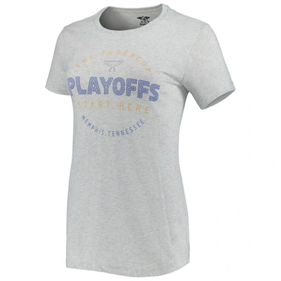 Shop Imperial Gray Fedex St. Jude Championship Playoffs Start Here Tri-blend T-shirt