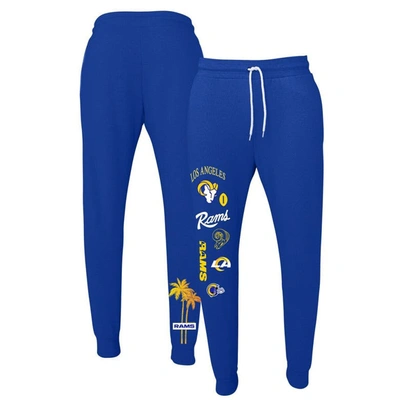 Shop Wear By Erin Andrews Royal Los Angeles Rams Palm Tree Jogger Sweatpants