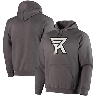 Shop Adpro Sports Charcoal Rochester Knighthawks Solid Pullover Hoodie