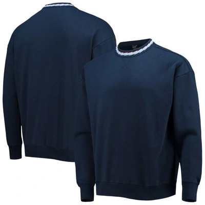 Shop Adidas Originals Adidas Navy Arsenal Lifestyle Pullover Sweatshirt