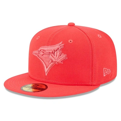 Shop New Era Red Toronto Blue Jays 2023 Spring Color Basic 59fifty Fitted Hat