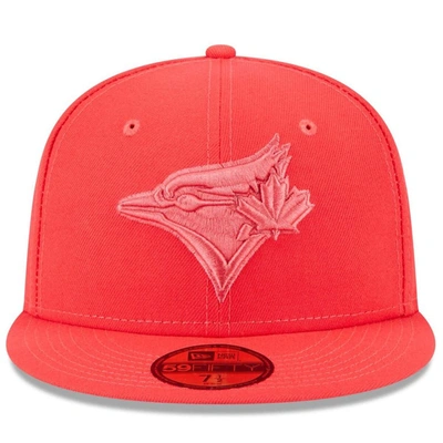 Shop New Era Red Toronto Blue Jays 2023 Spring Color Basic 59fifty Fitted Hat