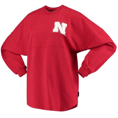 Shop Spirit Jersey Scarlet Nebraska Huskers Loud N Proud  T-shirt