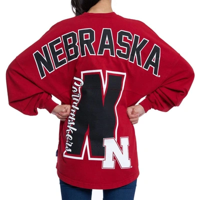 Shop Spirit Jersey Scarlet Nebraska Huskers Loud N Proud  T-shirt