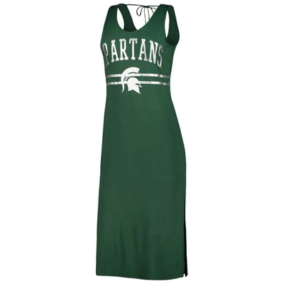 Shop G-iii 4her By Carl Banks Green Michigan State Spartans Training V-neck Maxi Dress