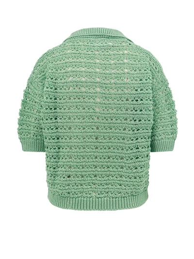 Shop Erika Cavallini Sweater In Green