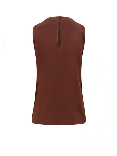 Shop Erika Cavallini Top In Brown