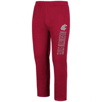 Shop Colosseum Crimson Washington State Cougars Fleece Pants