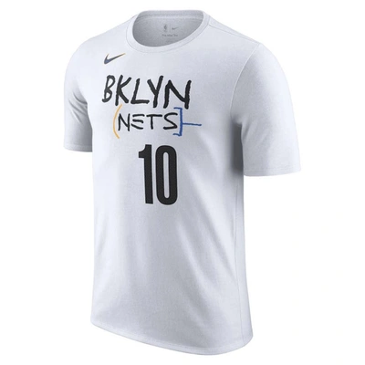 Shop Nike Ben Simmons White Brooklyn Nets 2022/23 City Edition Name & Number T-shirt