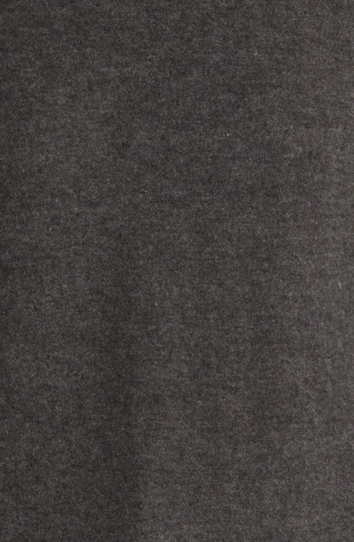 Loveappella Crewneck Long Sleeve Top In Charcoal
