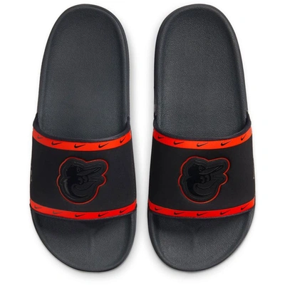 Shop Nike Baltimore Orioles Team Off-court Slide Sandals In Black