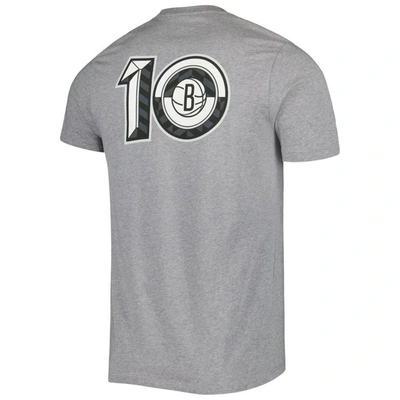 Shop 47 ' Heather Gray Brooklyn Nets 10th Anniversary Backer T-shirt