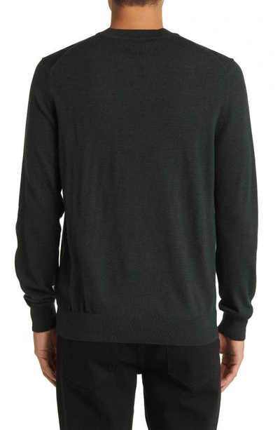 Nn07 Ted 6605 Wool Sweater In Dark Army